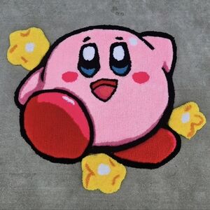 Kirby Pink Custom Rug